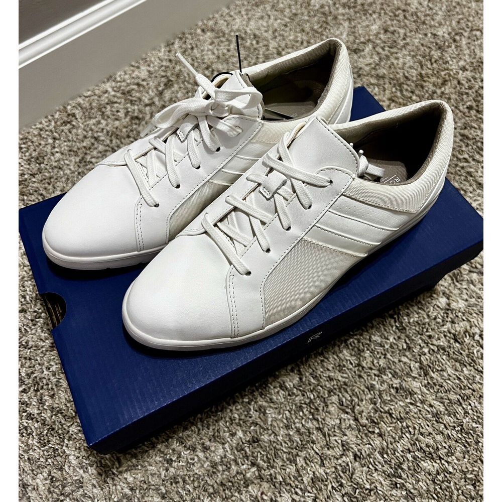 Rockport Womens Size 8.5 M White C19369. Lillie Layered Sneakers